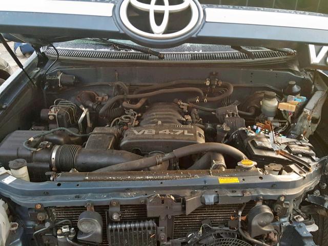 5TDBT48A86S260463 - 2006 TOYOTA SEQUOIA LI BLUE photo 7