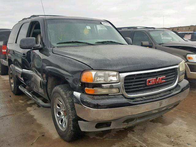 1GKEC13Z52R322374 - 2002 GMC YUKON BLACK photo 1