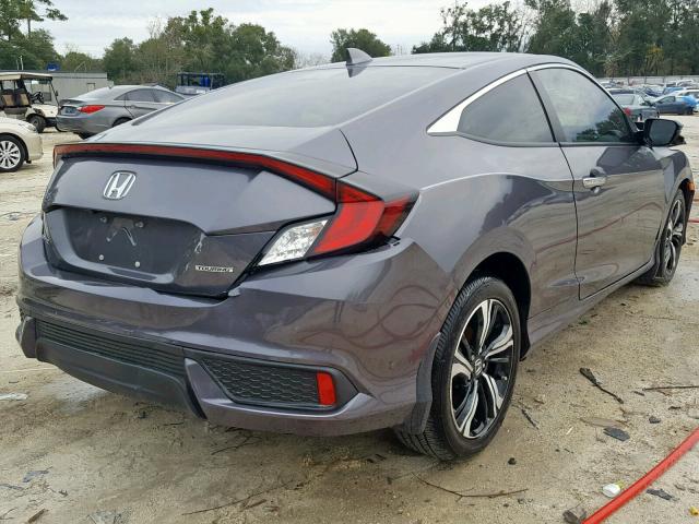 2HGFC3B95GH352691 - 2016 HONDA CIVIC TOUR CHARCOAL photo 4