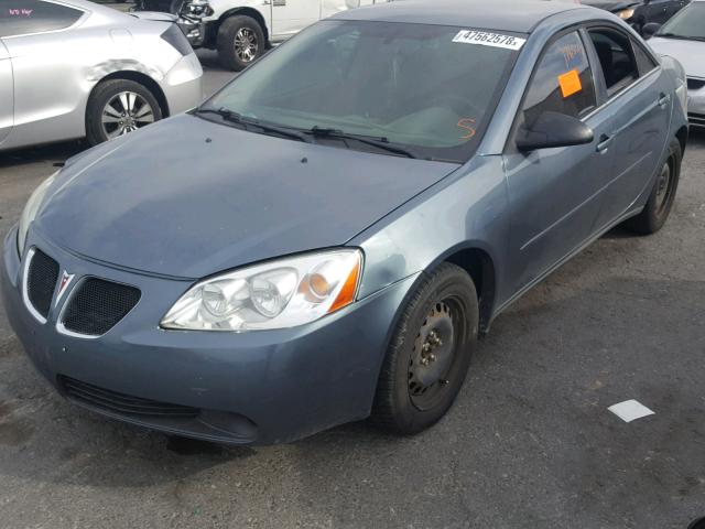 1G2ZF55B064261471 - 2006 PONTIAC G6 SE GRAY photo 2