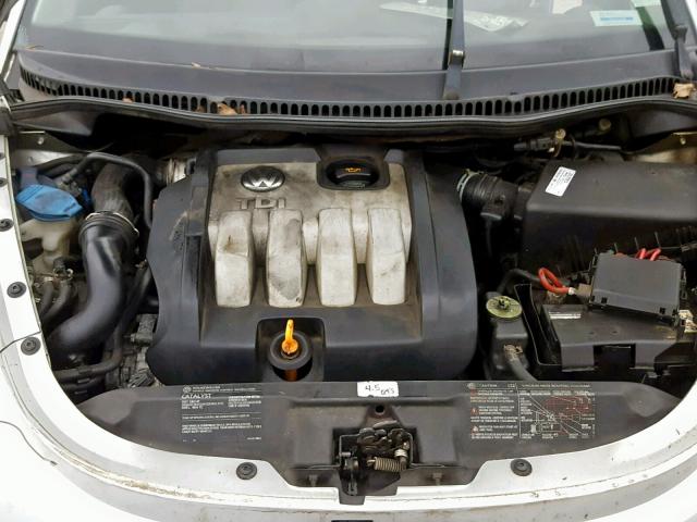 3VWCR31C14M415745 - 2004 VOLKSWAGEN NEW BEETLE ვერცხლისფერი ფოტო 7