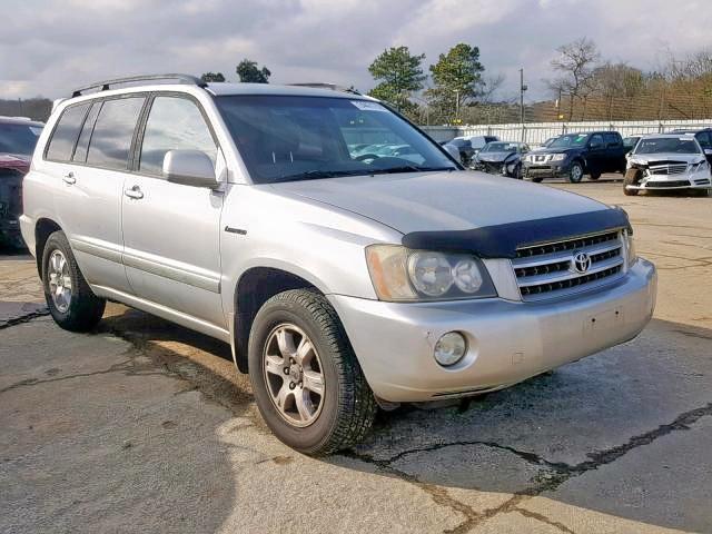 JTEGF21A220056360 - 2002 TOYOTA HIGHLANDER SILVER photo 1