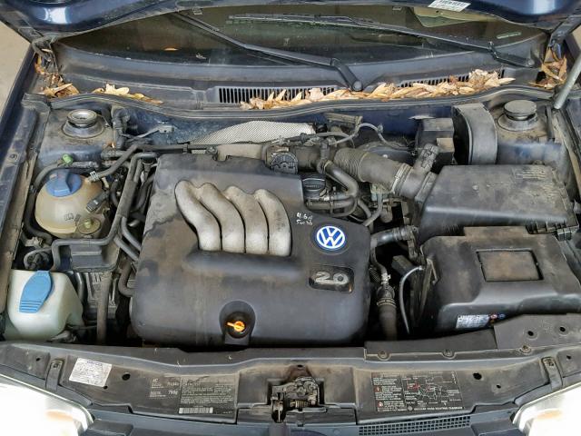 3VWRK69M13M014112 - 2003 VOLKSWAGEN JETTA GL BLUE photo 7