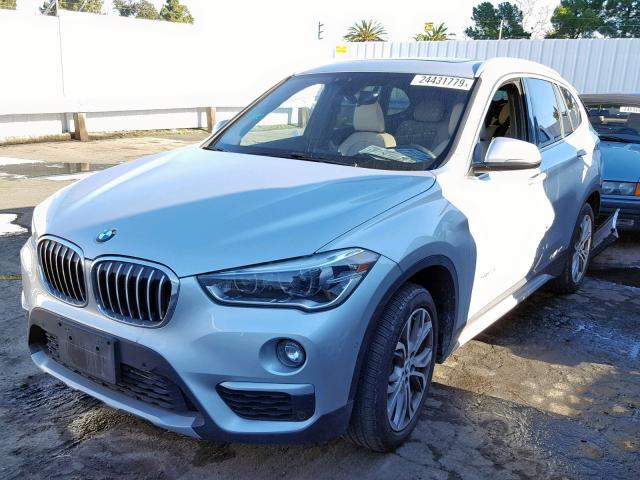 WBXHT3Z38H4A52463 - 2017 BMW X1 XDRIVE2 SILVER photo 2