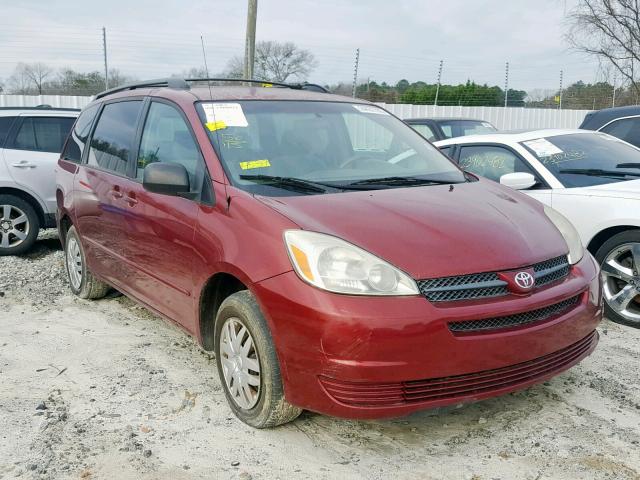 5TDZA23C45S334008 - 2005 TOYOTA SIENNA CE SILVER photo 1