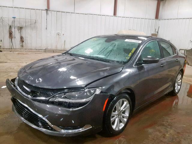 1C3CCCAB6FN526722 - 2015 CHRYSLER 200 LIMITE GRAY photo 2