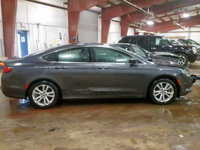 1C3CCCAB6FN526722 - 2015 CHRYSLER 200 LIMITE GRAY photo 9