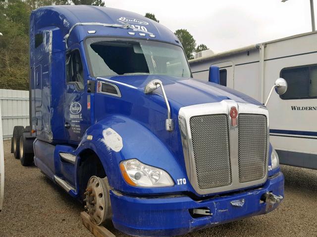 1XKYD49XXGJ101148 - 2016 KENWORTH CONSTRUCTI BLUE photo 1