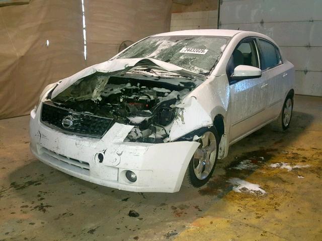 3N1AB61E09L655905 - 2009 NISSAN SENTRA 2.0 WHITE photo 2