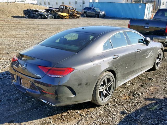 WDD2J5KB9KA008148 - 2019 MERCEDES-BENZ CLS 450 4M GRAY photo 4