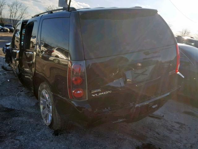 1GKFK13048R265490 - 2008 GMC YUKON BLACK photo 3