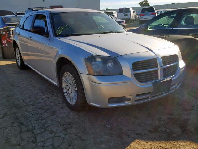 2D4FV47T47H728304 - 2007 DODGE MAGNUM SE SILVER photo 1