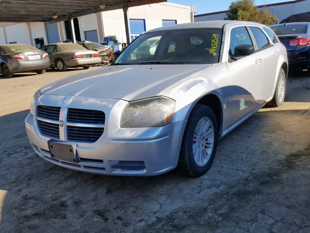 2D4FV47T47H728304 - 2007 DODGE MAGNUM SE SILVER photo 2