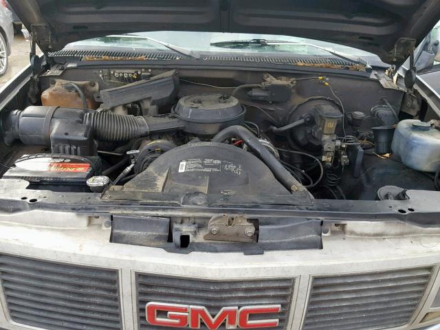 1GTDC14Z1PZ537263 - 1993 GMC SIERRA C15 GRAY photo 7