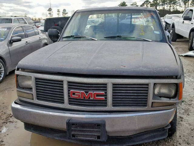 1GTDC14Z1PZ537263 - 1993 GMC SIERRA C15 GRAY photo 9