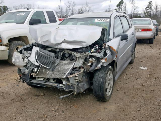 5Y2SL63815Z469234 - 2005 PONTIAC VIBE SILVER photo 2