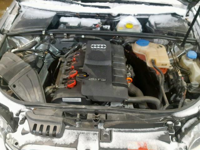 WAUKF98E07A158531 - 2007 AUDI A4 2.0T AV GRAY photo 7