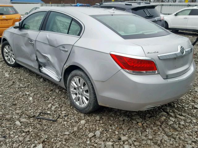 1G4GA5E34DF254238 - 2013 BUICK LACROSSE SILVER photo 3