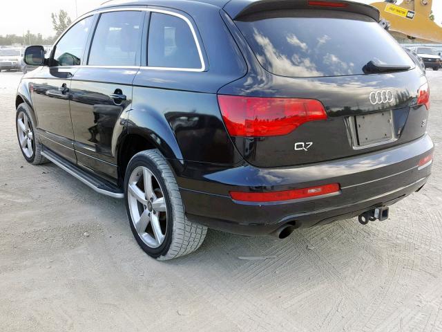 WA1EY74L58D022375 - 2008 AUDI Q7 3.6 QUA BLACK photo 3