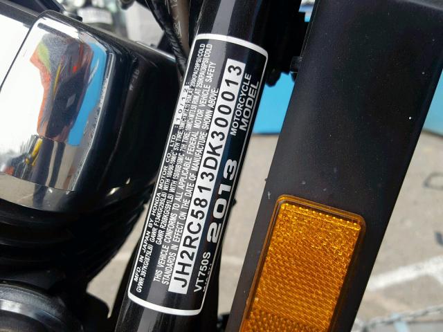JH2RC5813DK300013 - 2013 HONDA VT750 S 黑色 照片 10