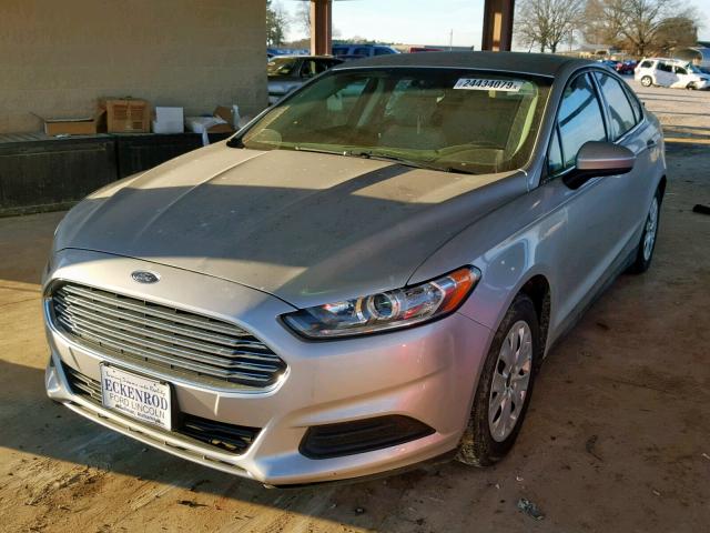 1FA6P0G77E5367647 - 2014 FORD FUSION S SILVER photo 2