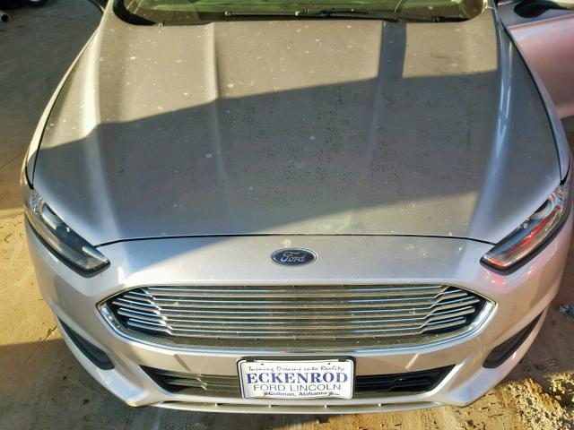 1FA6P0G77E5367647 - 2014 FORD FUSION S SILVER photo 7