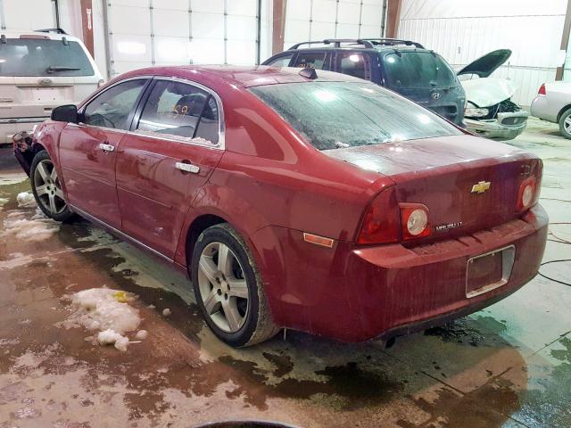 1G1ZC5E05CF304679 - 2012 CHEVROLET MALIBU 1LT წითელი ფოტო 3