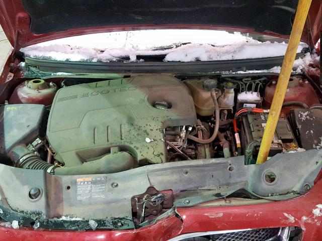 1G1ZC5E05CF304679 - 2012 CHEVROLET MALIBU 1LT წითელი ფოტო 7