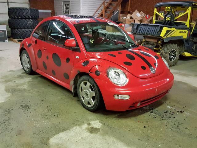 3VWCF21C6YM476016 - 2000 VOLKSWAGEN NEW BEETLE Qırmızı foto 1