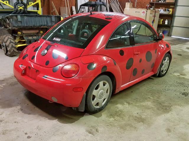3VWCF21C6YM476016 - 2000 VOLKSWAGEN NEW BEETLE Qırmızı foto 4