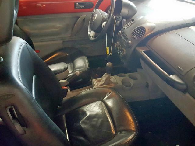 3VWCF21C6YM476016 - 2000 VOLKSWAGEN NEW BEETLE Qırmızı foto 5