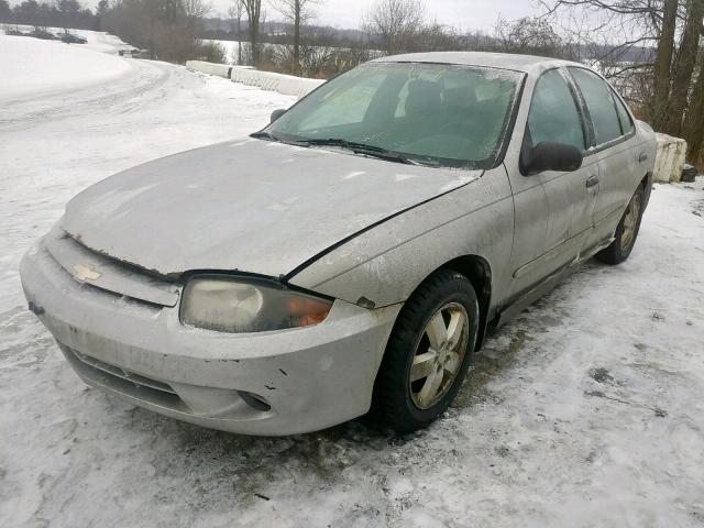 1G1JF52F447177139 - 2004 CHEVROLET CAVALIER L SILVER photo 2