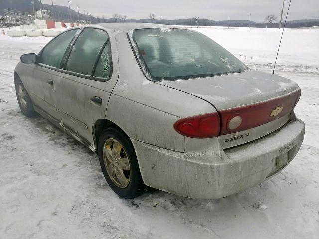 1G1JF52F447177139 - 2004 CHEVROLET CAVALIER L SILVER photo 3