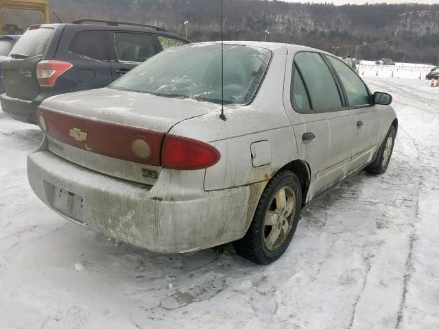 1G1JF52F447177139 - 2004 CHEVROLET CAVALIER L SILVER photo 4