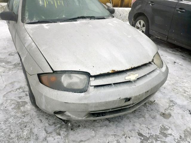 1G1JF52F447177139 - 2004 CHEVROLET CAVALIER L SILVER photo 9