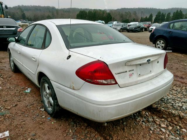 1FAFP55U94A116317 - 2004 FORD TAURUS SES WHITE photo 3