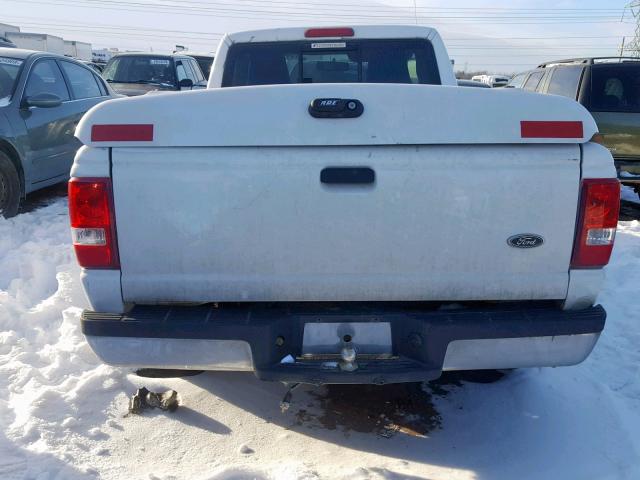 1FTYR10D34PA36957 - 2004 FORD RANGER WHITE photo 9