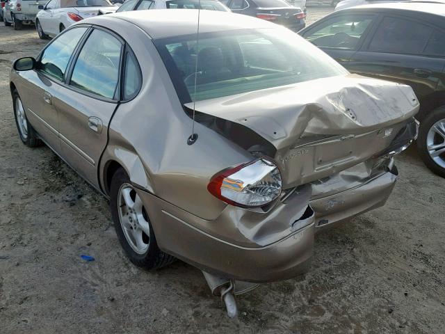 1FAFP55283A278677 - 2003 FORD TAURUS SES GOLD photo 3