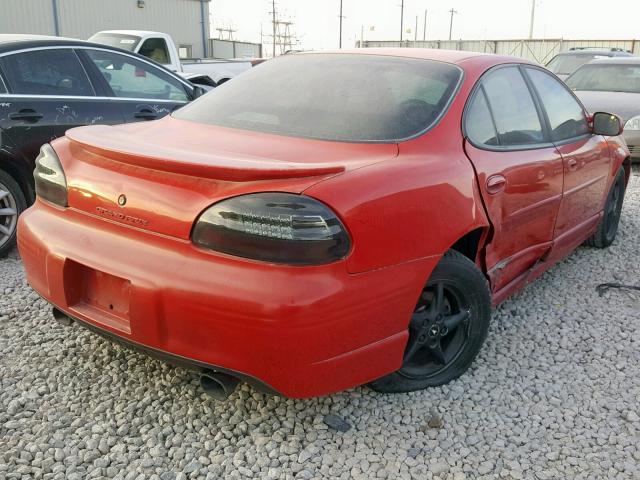 1G2WP52K5XF231456 - 1999 PONTIAC GRAND PRIX RED photo 4