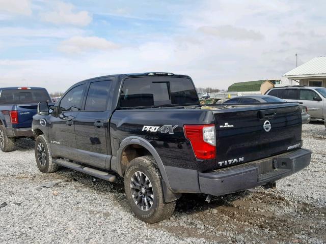 1N6AA1E56HN558197 - 2017 NISSAN TITAN SV BLACK photo 3