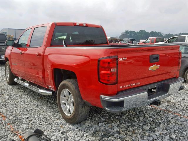 3GCPCREC8HG445901 - 2017 CHEVROLET SILVERADO RED photo 3