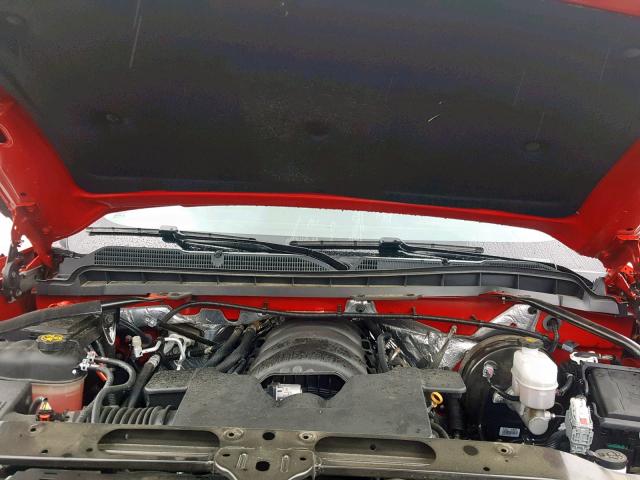 3GCPCREC8HG445901 - 2017 CHEVROLET SILVERADO RED photo 7