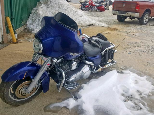 1HD1KBW106Y675530 - 2006 HARLEY-DAVIDSON FLHXI BLUE photo 2