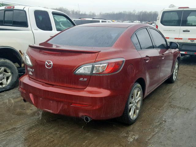 JM1BL1S60A1101896 - 2010 MAZDA 3 S MAROON photo 4