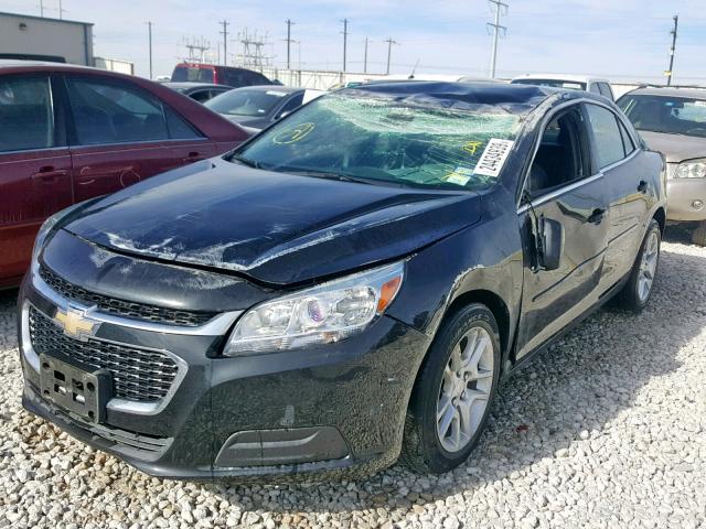 1G11C5SL6FF123591 - 2015 CHEVROLET MALIBU 1LT შავი ფოტო 2