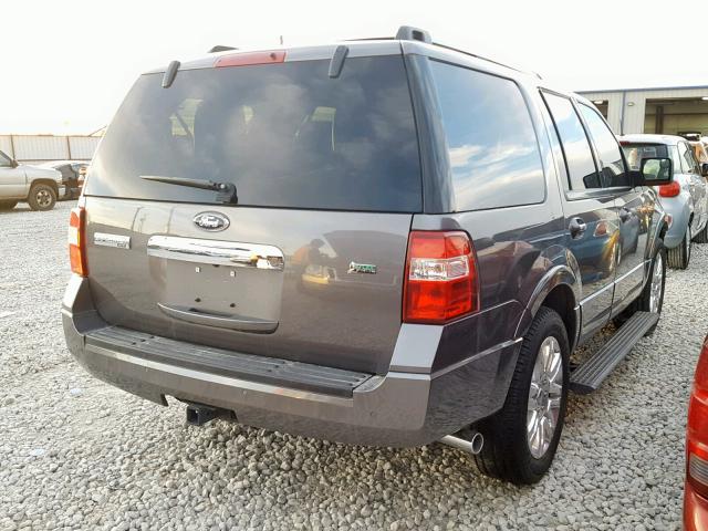 1FMJU1K5XDEF05667 - 2013 FORD EXPEDITION GRAY photo 4