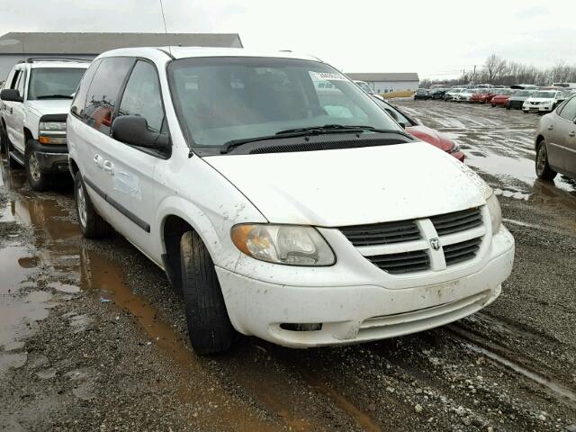 1D4GP45R76B730741 - 2006 DODGE CARAVAN SX WHITE photo 1