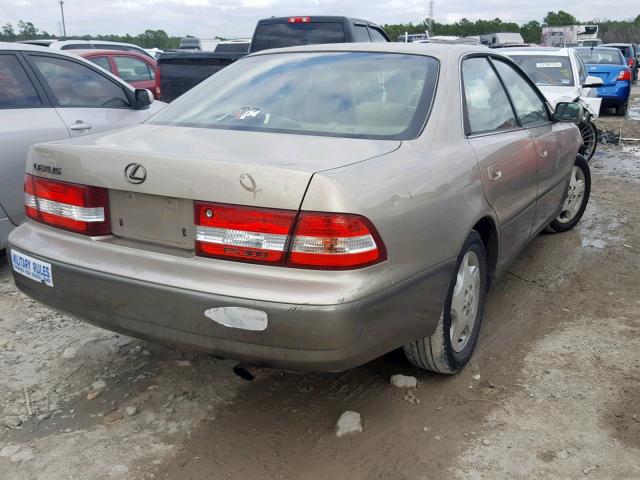 JT8BF28G1Y5090650 - 2000 LEXUS ES 300 TAN photo 4