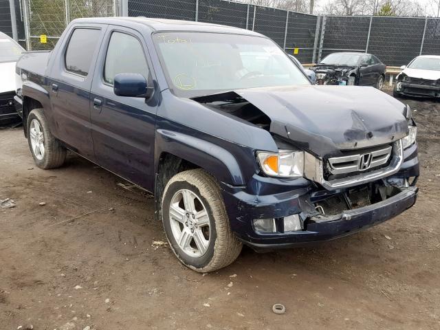 5FPYK1F53AB006231 - 2010 HONDA RIDGELINE BLUE photo 1