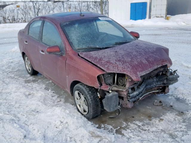 3G1TC5DE7AL111200 - 2010 CHEVROLET AVEO LT RED photo 1